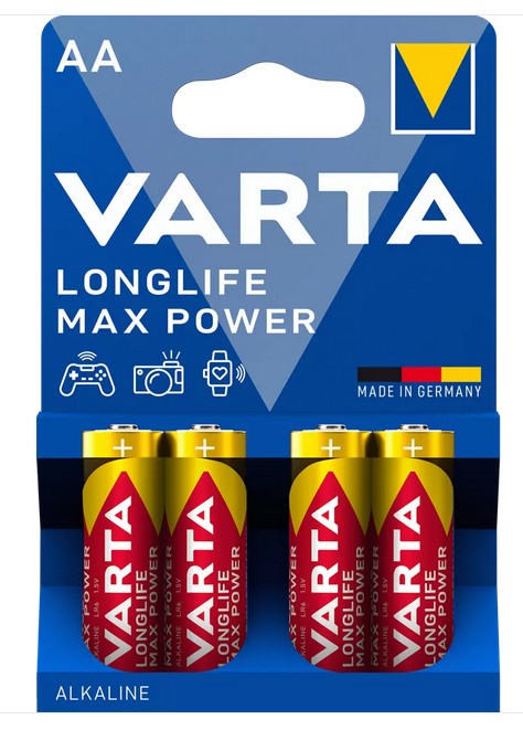 Varta LONGLIFE Max Power Alkaline Batterie 4706 / LR6 1,5V