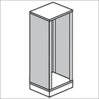 LEGRAND 020857 Seitenwand/Rueckwand fuer Schaltschrank/Gehause 456 mm