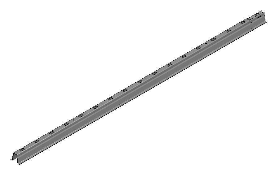 Van Der Valk Solar-Verzinkt Dakdrager L=2300X1,5Mm (741802300)