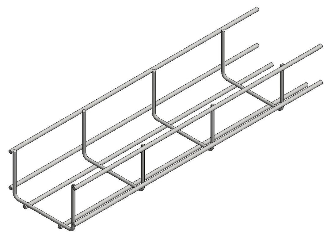 Van Der Valk Solar-Zink-Aluminium Draadgoot B=100 H=60 L=3000Mm (76010100603000)