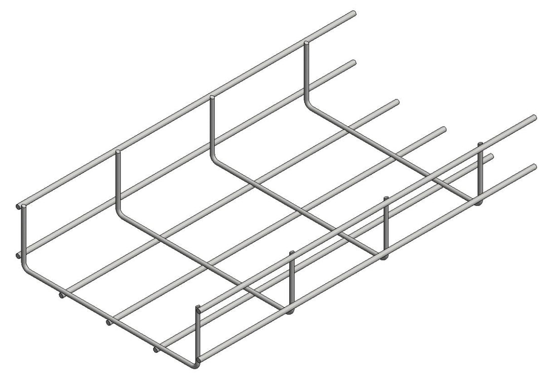 Van Der Valk Solar-Zink-Aluminium Draadgoot B=200 H=60 L=3000Mm (76010200603000)