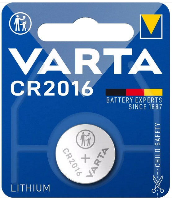 VARTA Lithium Knopfzelle CR2016 3V (Einzelblister)