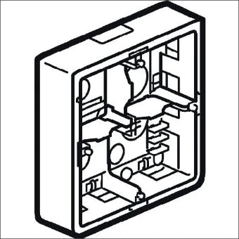 LEGRAND 080274 Aufputzgehaeuse Unterputz-Schalterprogramm 166 mm