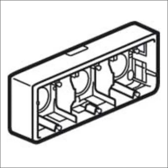 LEGRAND 080286 Aufputzgehaeuse Unterputz-Schalterprogramm 225 mm