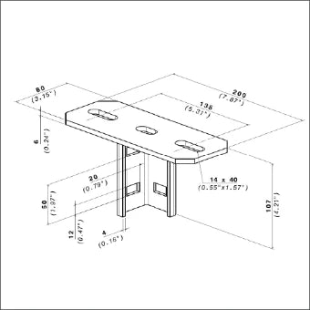 LEGRAND 348398 Kopplaat montagerail/-profiel