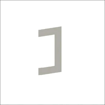 LEGRAND 351473 Flensplaat wandgoot 110 mm