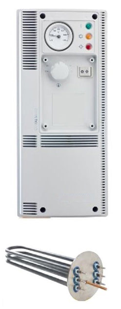 Idrogas Elektro-Heizeinsatz mit Bedienfeld TD 5 kW Flanschanschluss CC01785