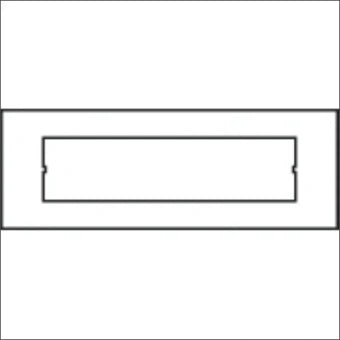LEGRAND 8452447 Afdekplaat vloerzuil/vloerpot