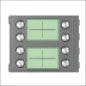 BTICINO BT352165 Montageelement fuer Tuerstation 91 mm