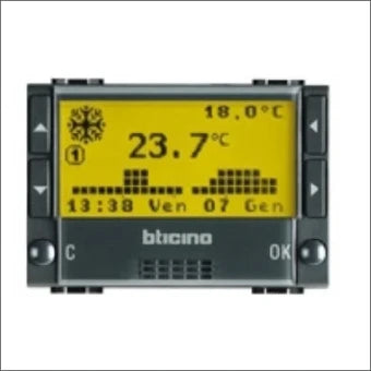 BTICINO BTL4451 Ruimtethermostaat (huishoudelijk, niet industrieel) 44 mm