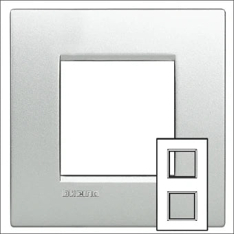BTICINO BTLNE4802M2TE Abdeckrahmen Schalterprogramm 6.75 mm