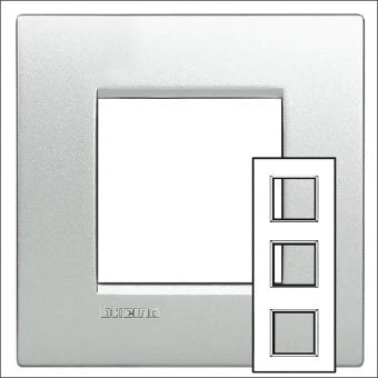 BTICINO BTLNE4802M3TE Abdeckrahmen Schalterprogramm 6.75 mm