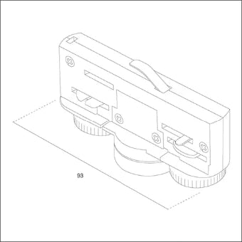 IVELA 8.04.3530 Elektrische Teile/Zubehoer fuer Leuchten 93 mm