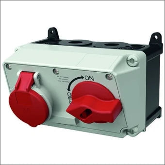 MENNEKES 7607 CEE-contactdoos uitschakelbaar, beveiligd (IEC 60309)