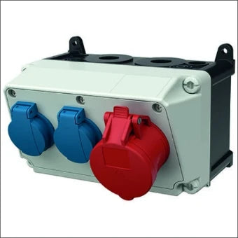 MENNEKES 910007 CEE-contactdoos combinatie (IEC 60309) 130 mm