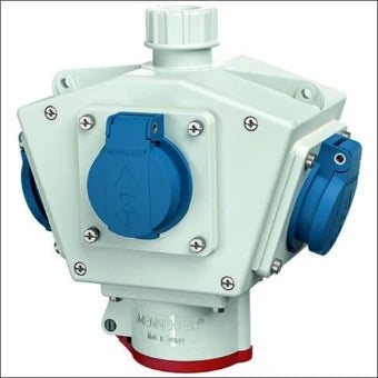 MENNEKES 92658 CEE-contactdoos combinatie (IEC 60309) 190 mm