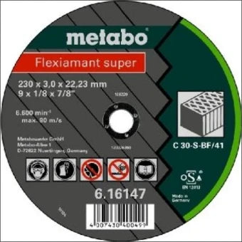 METABO 616733000 Snij-/slijpschijf (niet-diamant)
