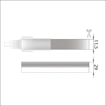 PROLUMIA 46000221 Lichtslang/-band 11.5 mm