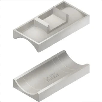 NIEDAX 111505 Fixeerplaat fuer beugelklem 40 mm