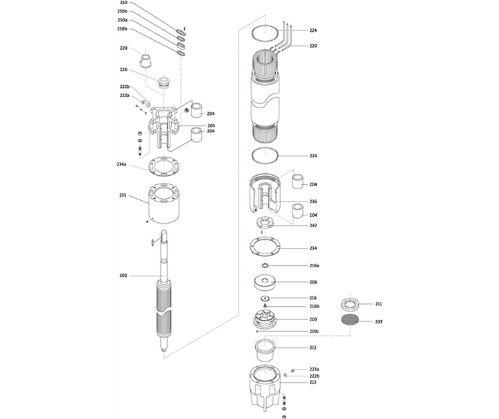 GRUNDFOS Unterwasserpumpe SP 215-9AA Nr. 18AU53B9