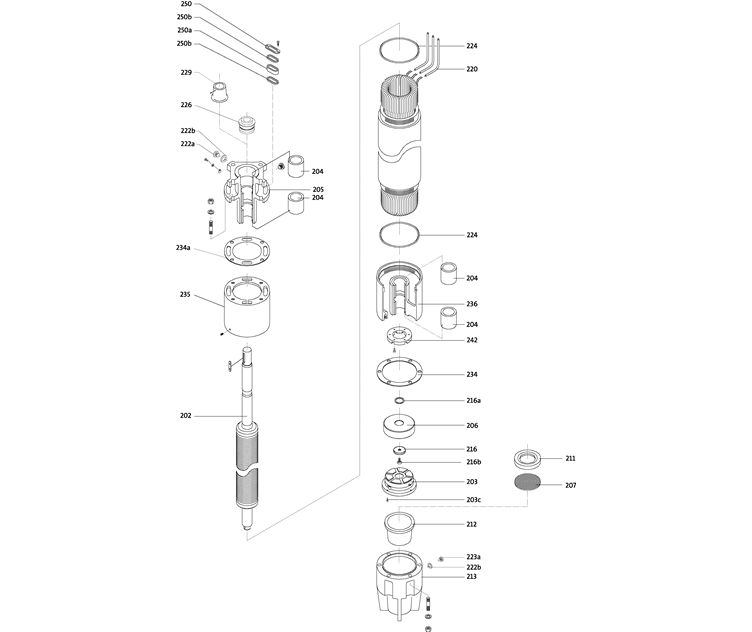 GRUNDFOS Unterwasserpumpe SP 160-10A Nr. 200644A0