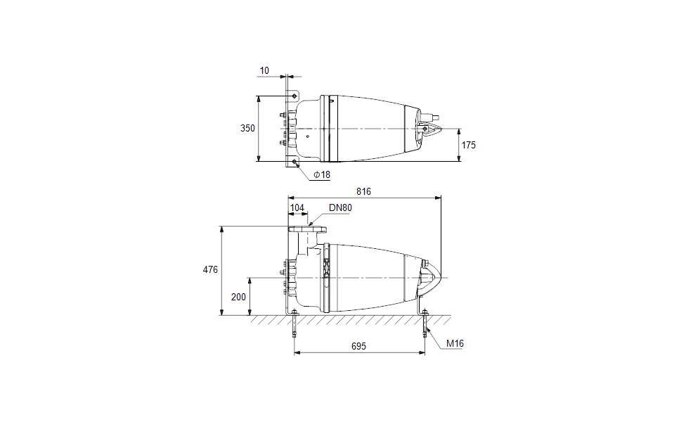 GRUNDFOS Tauchmotorpumpe SEV.80.80.75.2.51D Nr. 96047861