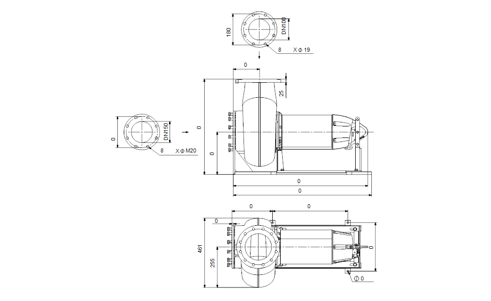 GRUNDFOS Tauchmotorpumpe SL.100.130.4.52H.N.51D.A Nr. 99958994