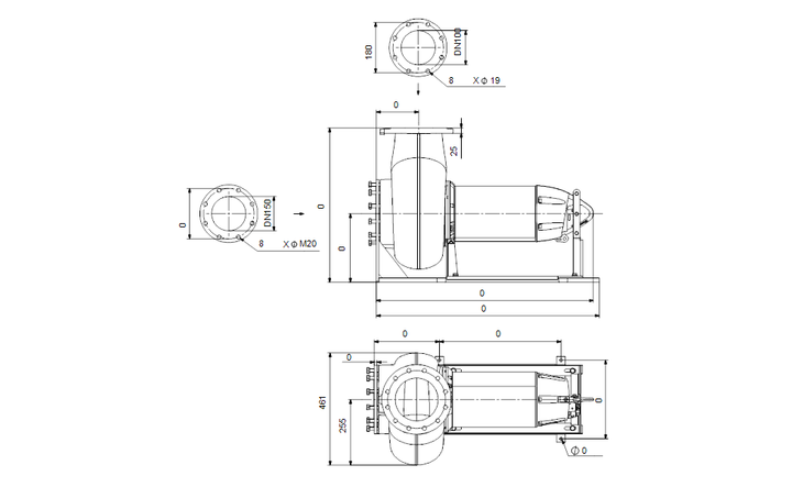 GRUNDFOS Tauchmotorpumpe SL.100.130.4.52H.N.51D.A Nr. 99958994