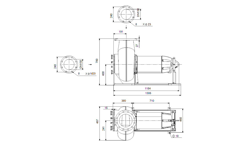 GRUNDFOS Tauchmotorpumpe SE1.85.150.185.4.52H.N.51D.A Nr. 99776331