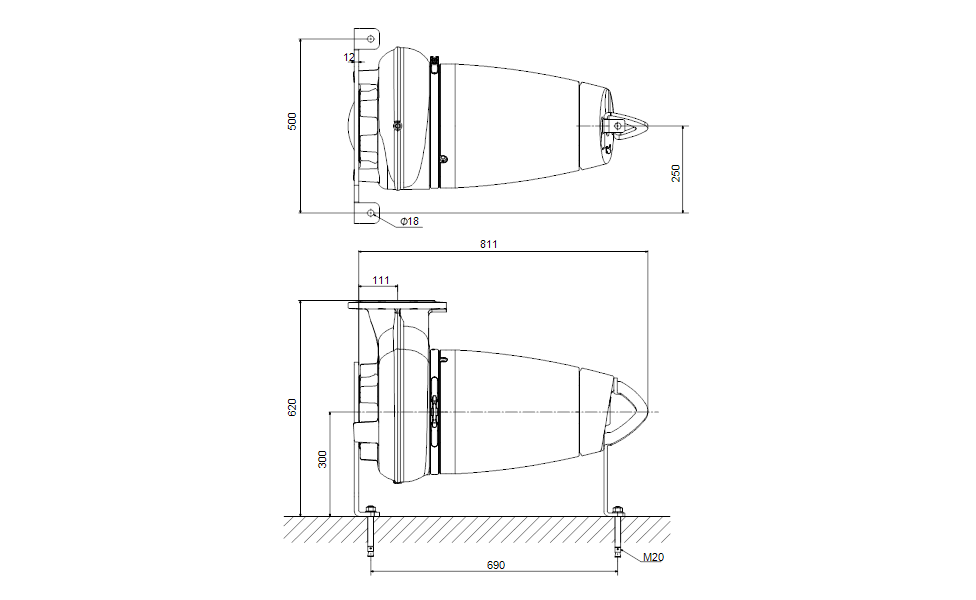 GRUNDFOS Tauchmotorpumpe SE1.100.150.55.A.Ex.4.51D.B Art. 96177695