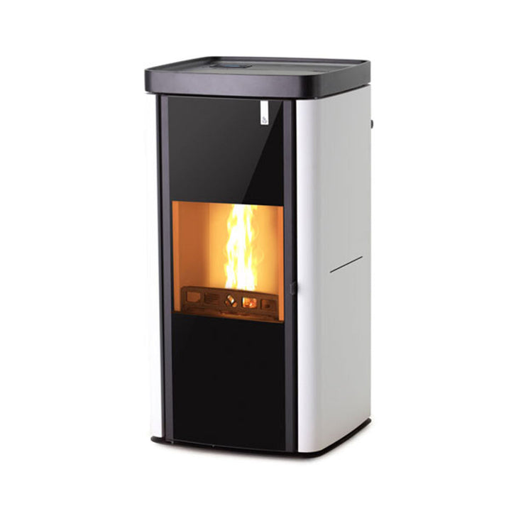 Girolami Soft 18 bianca – Holzofen (wasserführend), 18 kW, Weiß