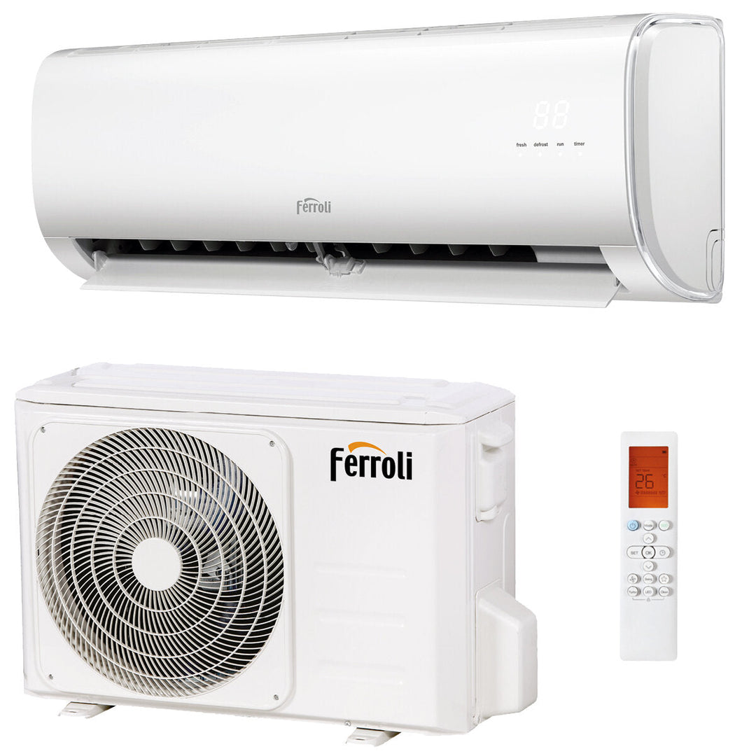 Ferroli Giada S 12000 BTU – Split-Klimagerät, 3,3/3,57 kW, R32, A++/A+, WLAN