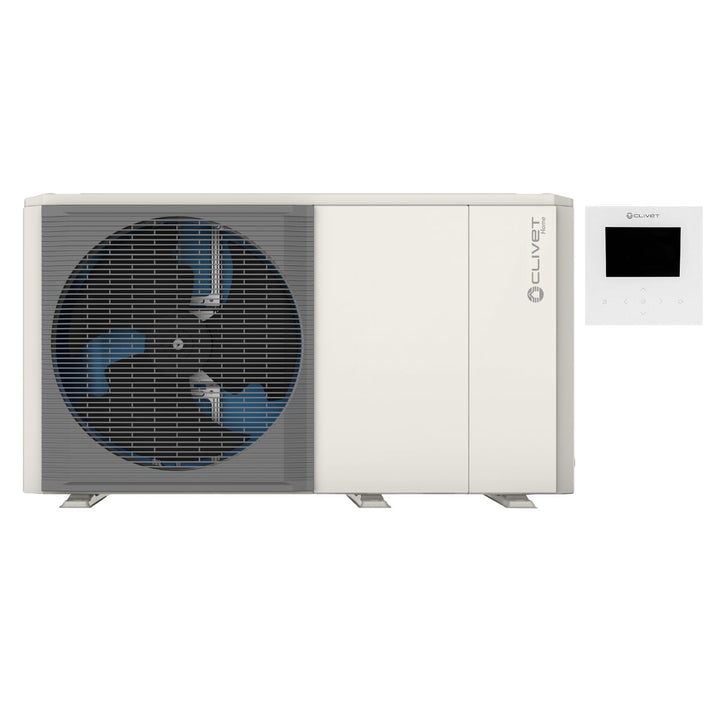 Clivet Edge EVO 2.0 EXC – Luft-Wasser-Wärmepumpe (Monoblock), 4,2 kW, R32, A+++, Wechselstrom, WLAN