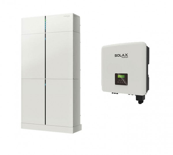 SOLAX POWER HV-Speichersystem, 5,5 kWh nutzbar, 3-phasig, T-BAT H 6.0 + X3-Hybrid 10.0-D G4.2 + Dongle