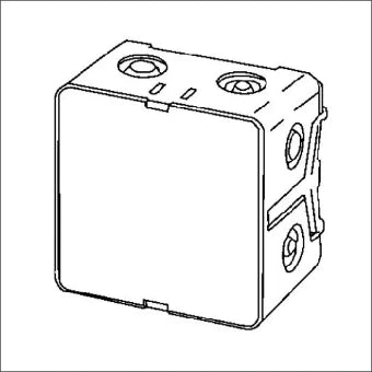 NIEDAX 29602 Lasdoos Leitungskanal 42 mm