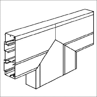 NIEDAX 30230 T-Stueck wandgoot 160 mm