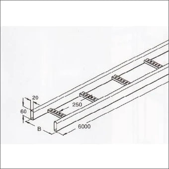 NIEDAX 40016 Kabelleiter 60 mm