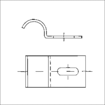 NIEDAX 41236 Montagematerial Kabeltragsystem