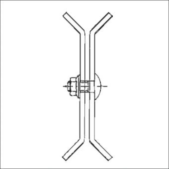 NIEDAX 41240 Profielsteun kabelladder