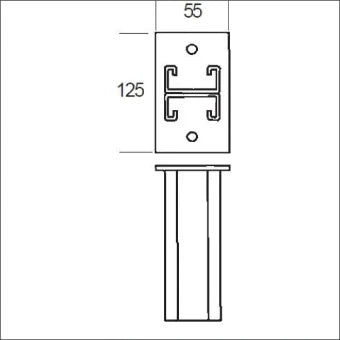 NIEDAX 50915 Ophangprofiel Kabeltragsystem 1500 mm