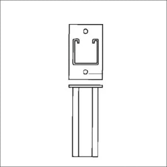 NIEDAX 51840 Ophangprofiel Kabeltragsystem 2000 mm