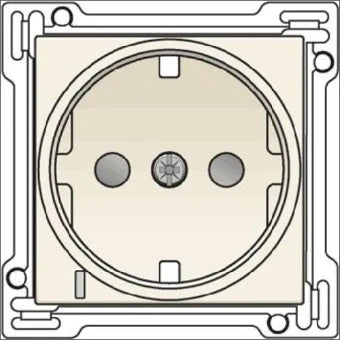 NIKO 100-66908 Bedienelement / Zentralplatte Schalterprogramm 45 mm