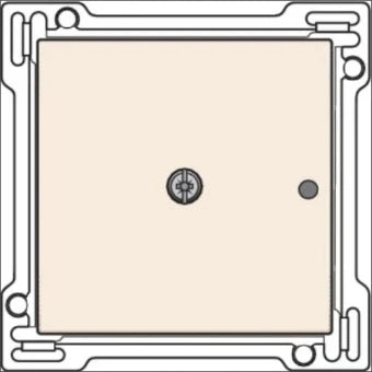 NIKO 100-77001 Bedienelement / Zentralplatte Schalterprogramm 45 mm