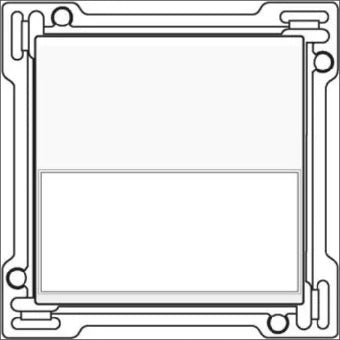 NIKO 154-60905 Bedienelement / Zentralplatte Schalterprogramm 45 mm
