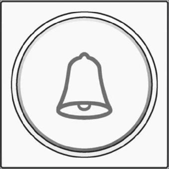 NIKO 101-64007 Bedienelement / Zentralplatte Schalterprogramm 45 mm