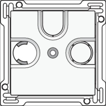 NIKO 101-69593 Bauteil / Zentralplatte Kommunikations-Schalterprogramm