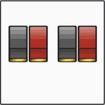 NIKO 101-69703 Bauteil / Zentralplatte Kommunikations-Schalterprogramm