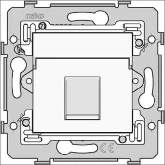 NIKO 101-75255 Bauteil / Zentralplatte Kommunikations-Schalterprogramm