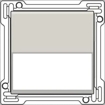 NIKO 102-60905 Bedienelement / Zentralplatte Schalterprogramm 45 mm