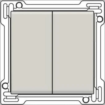 NIKO 102-61505 Bedienelement / Zentralplatte Schalterprogramm 45 mm